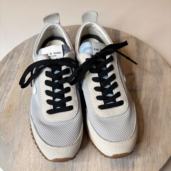 Rag & Bone Women's Euro Moonstone Retro Runner Sneakers US Size 6 EU Size 36.5 - Picture 4 of 11